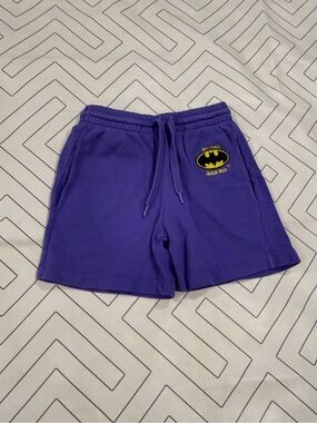 Maison Labiche Purple Batman Shorts